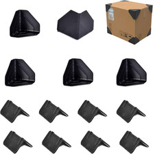 100 Pcs Carton Packing Corner Guard Frame Corner Protectors Black Corner Protect