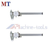 2 Pack Dial Caliper Stainless Steel Shockproof Of Gauge 0.001" Accuracy 6 Inch