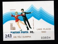  HUNGARY - MNH - IMPERF - SPORTS - OLYMPICS - 1980