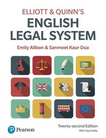 Elliott & Quinn's English Legal System | Emily Allbon | Englisch | Taschenbuch
