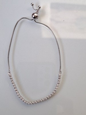 Pandora  ,  feines Armband   925 Silber mit geschliffenen Steinen