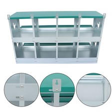 Chicken Nesting Boxes 8 Hole Nesting Box for Laying Eggs Heavy Duty Metal