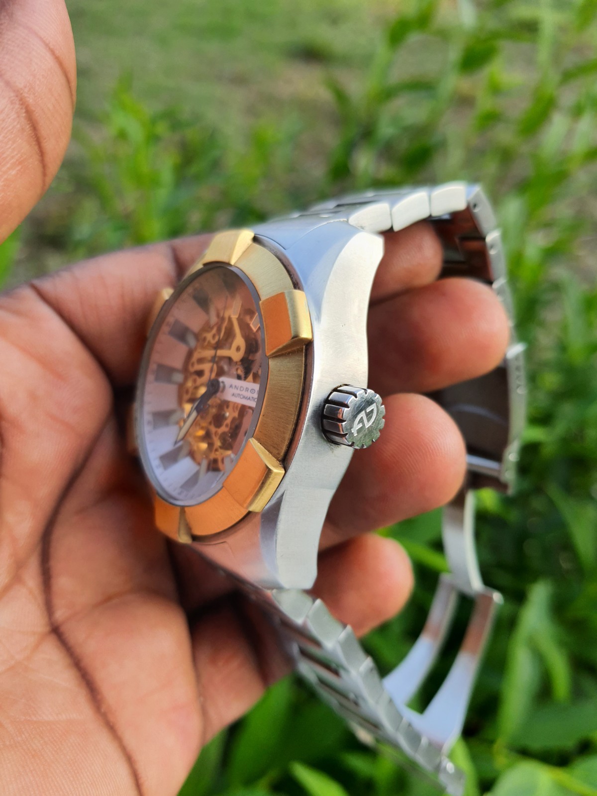 Android Naval 2G Skeleton Dial Automatic Seagull … - image 3