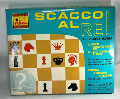 KÖNIGSSCHACH Spiele Afra Brettspiel Quizdidaktik SCHACH NEU Vintage