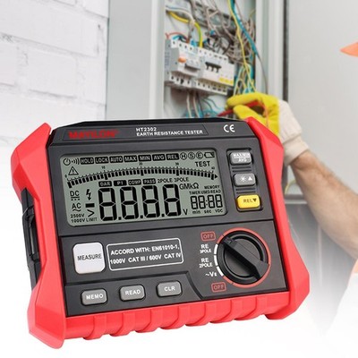 Erdungswiderstandstester Tragbarer Handheld-Isolationstester mit schneller