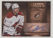 2013-14 Panini Titanium Metallic Marks Bronze David Rundblad #MM-6 Auto ji8