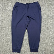 Belle by Kim Gravel Jogger Pants Womens Size 16T Blue Pull On Stretch Mid Rise