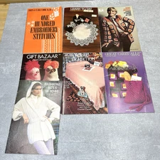 7 Coats & Clark's 1974-1983 Pattern Books 150-B 240-A 256 262 286(2) 289 309