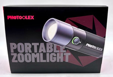 Photoolex 4 Colors Rechargeable 8400 mAh Portable Zoomlight - Black Gray