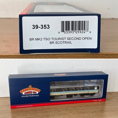 Boxed Bachmann BR ScotRail Mk2A Tourist Second Open TSO 5146 39-353