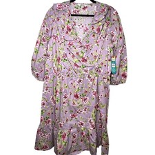 Pioneer Woman surplice dress NWT tea garden orchid 1X