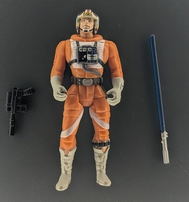 Star Wars Power Force Luke Skywalker X-Wing Fight Pilot Gear 1997 Loose Complete