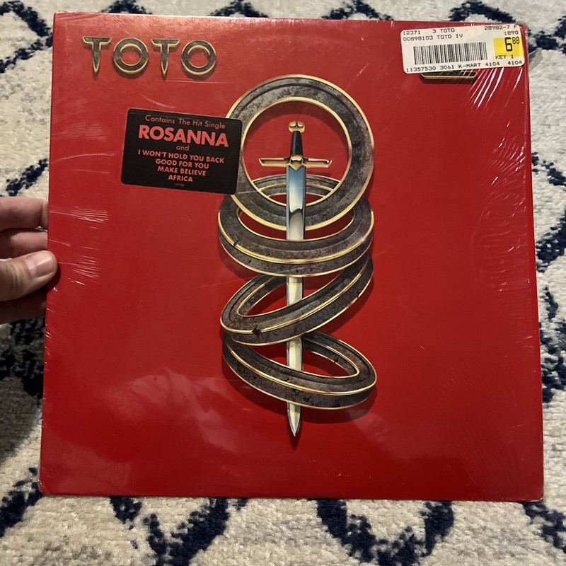 Toto IV Vinyl LP Record Rosanna And Africa Columbia Records FC 37728