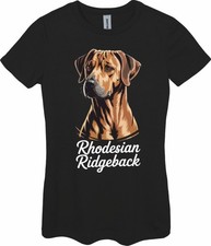 Rhodesian Ridgeback Ladies T Shirt Sizes Small-2XL