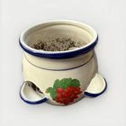 Small Herb Pot Strawberry Fruit Design Ceramic Planter