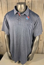 Dominos Gear Men's Polo Shirt Size 4XL Short Sleeve Employee Work Uniform 
