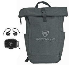 Mackie MP-120 BTA Single Dynamic Driver In-Ear Monitors w/Bluetooth Backpack