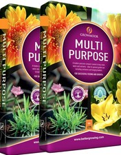 2x60L Growmoor Multi Purpose Compost Garden Potting Plants FREE & FAST DELIVERY 0.26 per litre
