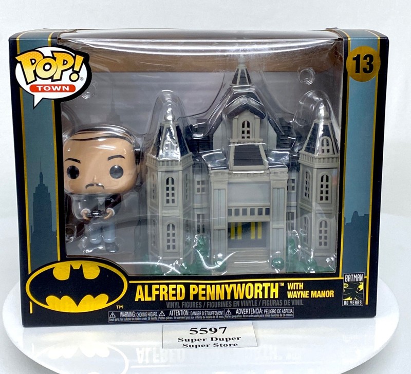 Funko Pop! - Town - Alfred Pennyworth with Wayne Manor # 13 - Batman House