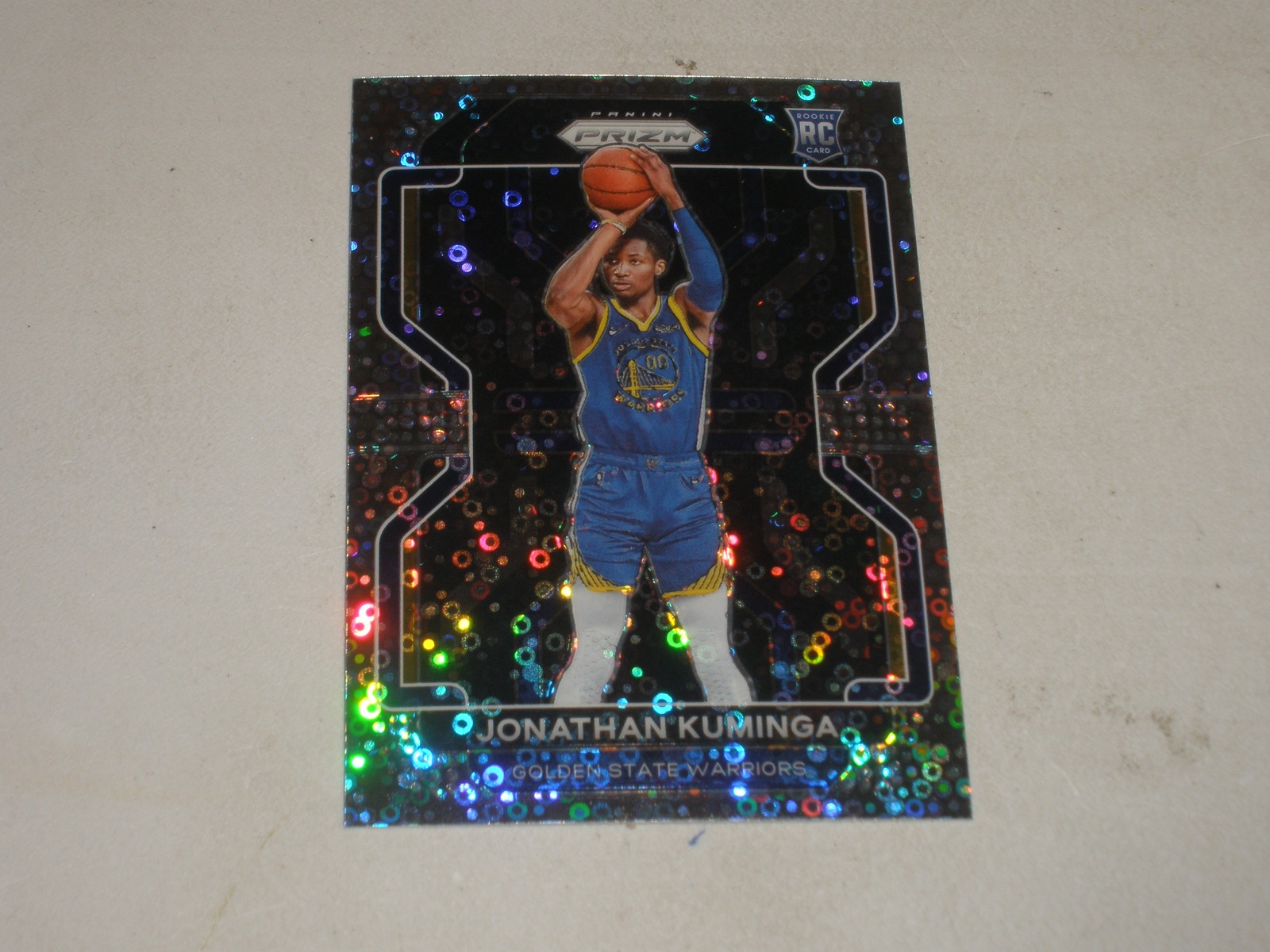 2021-22 Panini Prizm Fastbreak Silver Prizm #307 Jonathan Kuminga Rookie RC