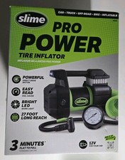 Slime 40031 Pro Power Heavy Duty Tire Inflator Green 12 Volt 150 Psi