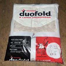 Vintage Duofold Men's Thermal Underwear Pants Base Layer Tan Brown White Sz 30