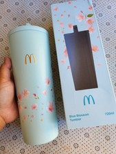 McDonalds Japanese Blossom Collection Blue blossom Tumbler Brand New