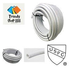 2" Dia Flexible PVC Pipe, Pool and Spa Hose, Schedule 40 Tubing, , 2-Inch, 25...