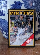 Cal Mitchell 2023 Topps Series 1 "1988" Black Rookie Card Autograph /199 - NM/MT