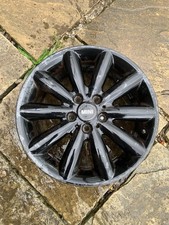 genuine MINI F56 “Tentacle Spoke” style wheel (Style 500) in gloss black.