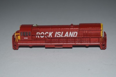 N Scale Unbranded Rock Island U25B Diesel Locomotive Shell 290