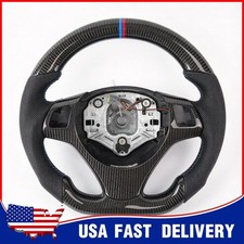 Real Carbon Fiber Steering Wheel For Bmw E90 E92 M3 328i 335i 135i 2006-2013