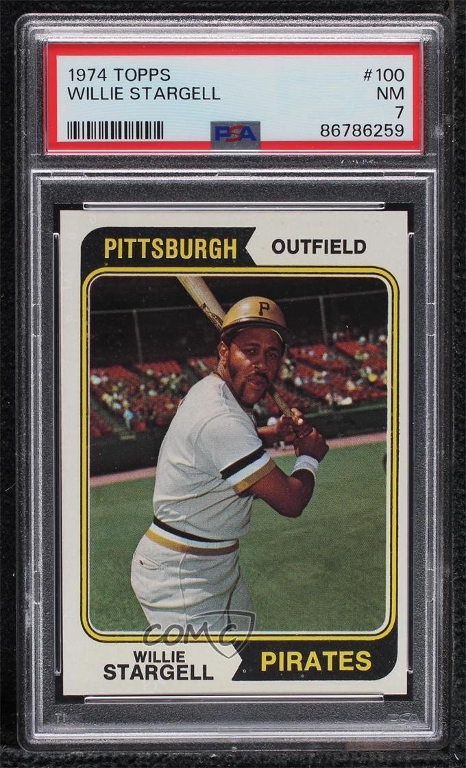 1974 Topps Willie Stargell #100 PSA 7 HOF 0y8e