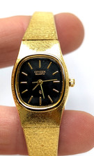 Orologio Citizen vintage made in japan classic gold montre elegant watch femme