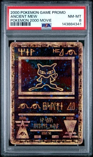 2000 Pokemon Game Movie Ancient Mew Pokemon 2000 Movie PSA 8