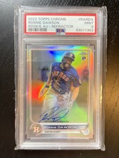 2022 Topps Chrome Ronnie Dawson Rookie Autograph Refractor /499 On Card Auto