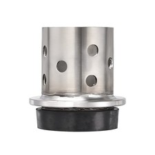 3" x 4" Perforated Casting Flask Vacuum Casting Wall Flanged with Base