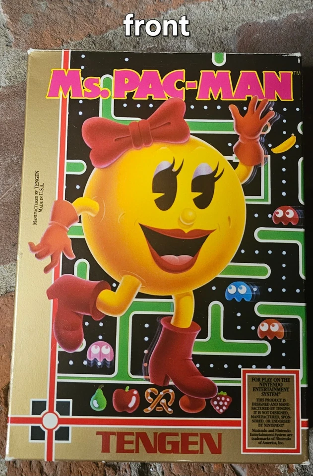 Ms. Pac-Man NES (CIB) includes manual and pictured inserts - Image 2 of 4
