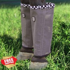 CareMaster Horse Fly Boots Set of 4, Fleece Air Flow Leggings