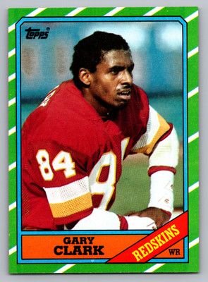 1986 TOPPS #175 GARY CLARK REDSKINS ROOKIE