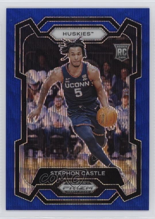 2024 Panini Prizm Draft Picks Blue Wave /249 Stephon Castle #17 Rookie RC 12ui