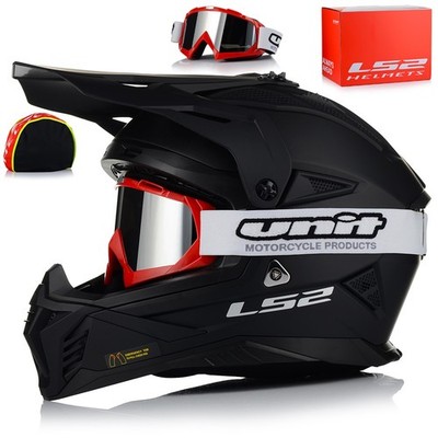 Motorradhelm Enduro Quad Helm | LS2 MX708 FAST II | Offroad ATV + Crossbrille