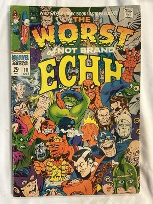 THE WORST OF NOT BRAND ECHH #10 MARVEL COMICS OCTOBER, 1968