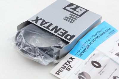 【UNBENUTZT im Karton】 Asahi Pentax 67 6x7 Reverse Adapter 67mm...