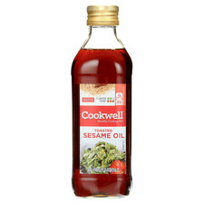 Cookwell Toasted Pure Sesame Oil 17 fl oz Nutty Flavor Cooking Oil for Recipes