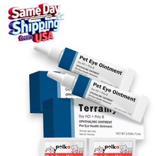 Terramypol Eye Ointment for Cats and Dogs, Horses, Birds, Sheep 3.5G/0.125Oz -