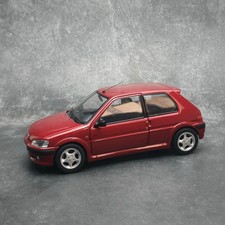 Norev 1/18 Peugeot 106 S16 1998 Diablo Alloy Diecast Model Car Red Hobby Gifts