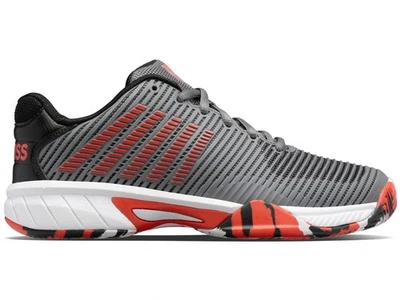 *NIB* JUNIOR K-SWISS HYPERCOURT EXPRESS 2 TENNIS SHOES (STLGRY/BLK) #86613-052