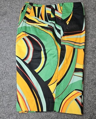 Loudmouth Golf Womens Swirls Gone Wild Bermuda Shorts Size 6 Inseam 10''