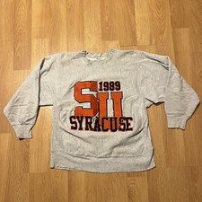 Vintage Syracuse Champion Reverse Weave Warmup Crewneck Sweatshirt Large NCAA